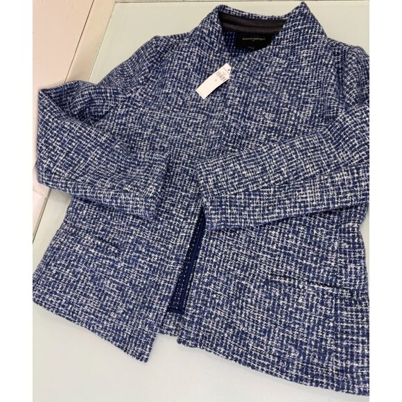 Banana Republic Jackets & Blazers - Banana Republic Blazer Textured Tie Jacket Womens Size 8 New NWT * Missing Belt*